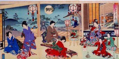 日本农历的八月十五也有他们的“中秋节”