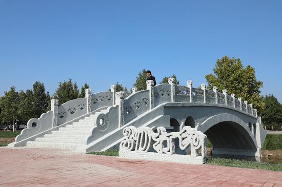 装配式混凝土3D打印赵州桥落成典礼在该校北辰校区举行