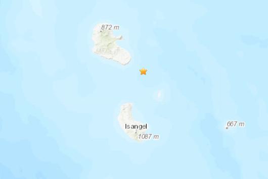 瓦努阿图群岛附近发生6.4级地震
